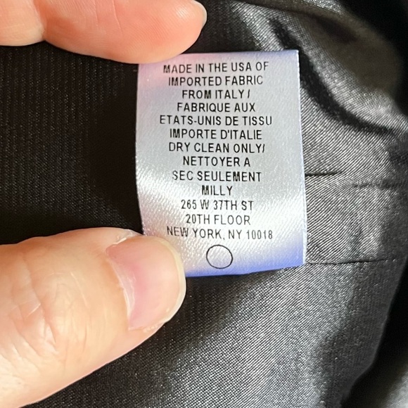 Milly Peplum Color Block Sleeveless Dress women’s size 10 - Picture 7 of 11